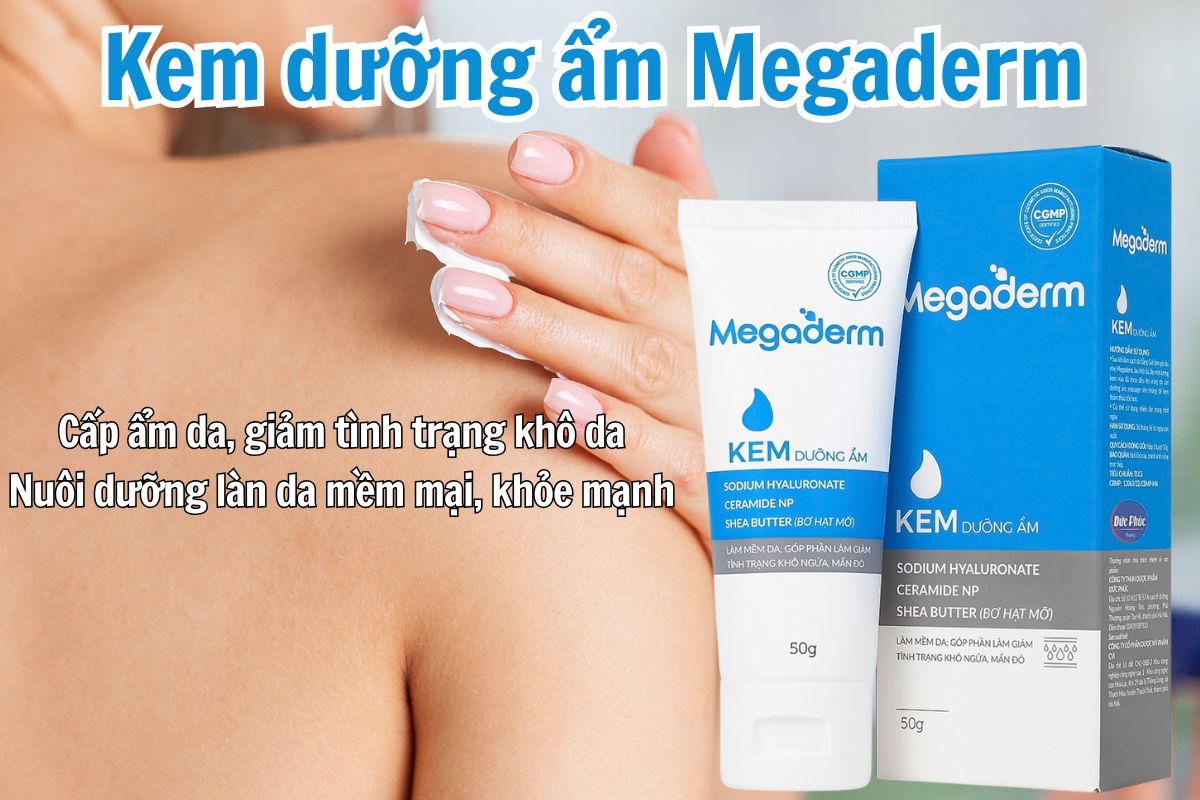Kem dưỡng ẩm Megaderm 13 Kem dưỡng ẩm Megaderm