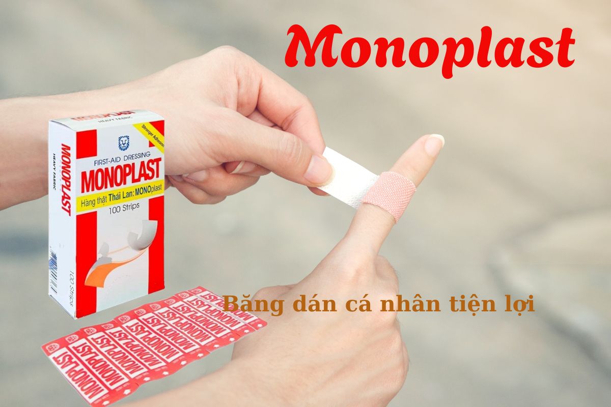 Băng dán cá nhân Monoplast 15 Băng dán cá nhân Monoplast
