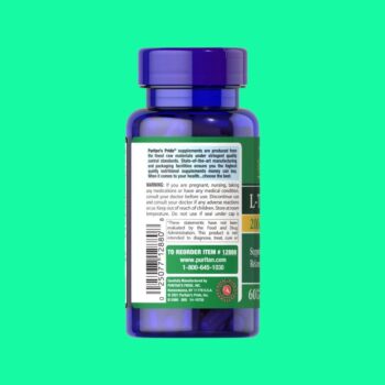 Puritan's Pride L-Theanine 200mg