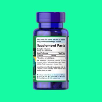 Puritan's Pride L-Theanine 200mg