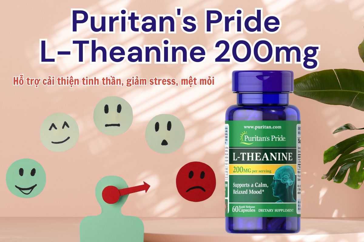 Puritan's Pride L-Theanine 200mg 11 Puritan's Pride L-Theanine 200mg