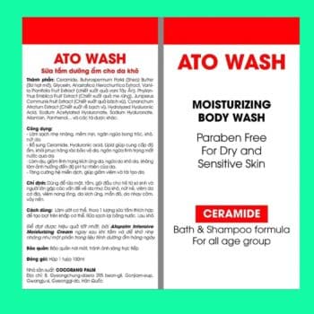 Sữa Tắm Ato Wash Moisturizing Body Wash Cocorang Palm