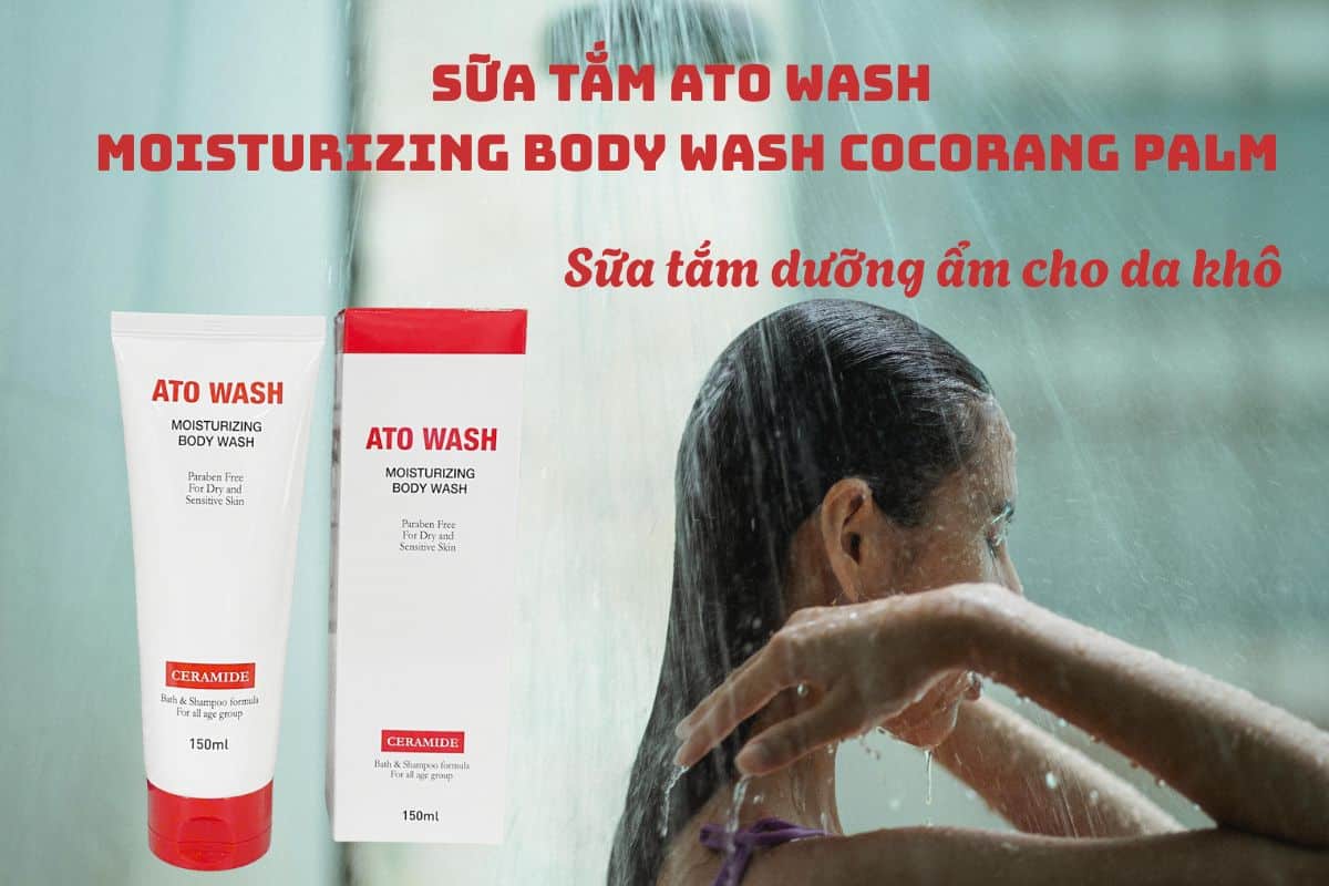 Sữa Tắm Ato Wash Moisturizing Body Wash Cocorang Palm