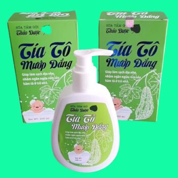 Sữa tắm gội thảo dược Tía Tô Mướp Đắng