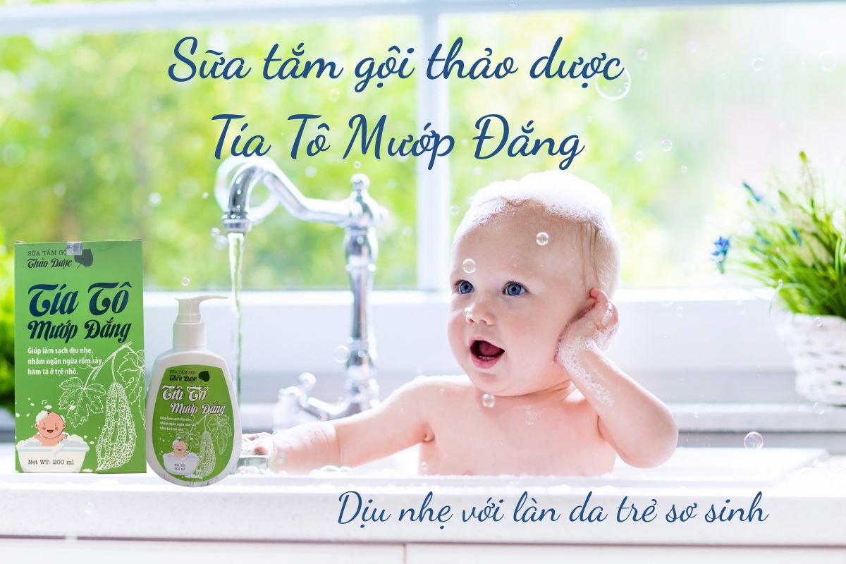Sữa tắm gội thảo dược Tía Tô Mướp Đắng 11 Sữa tắm gội thảo dược Tía Tô Mướp Đắng
