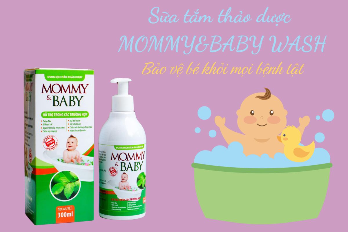 Sữa tắm thảo dược MOMMY&BABY WASH 13 Sữa tắm thảo dược MOMMY&BABY WASH