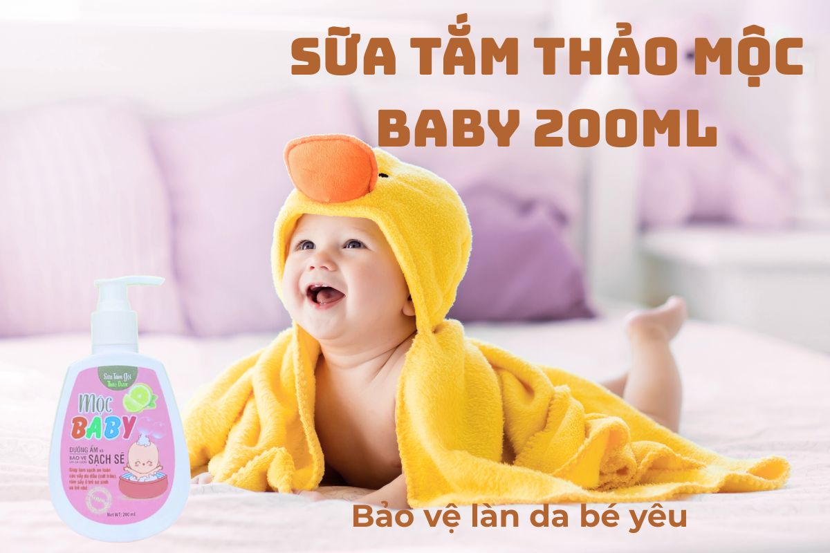 Sữa tắm thảo mộc BABY 200ml 7 Sữa tắm thảo mộc BABY 200ml