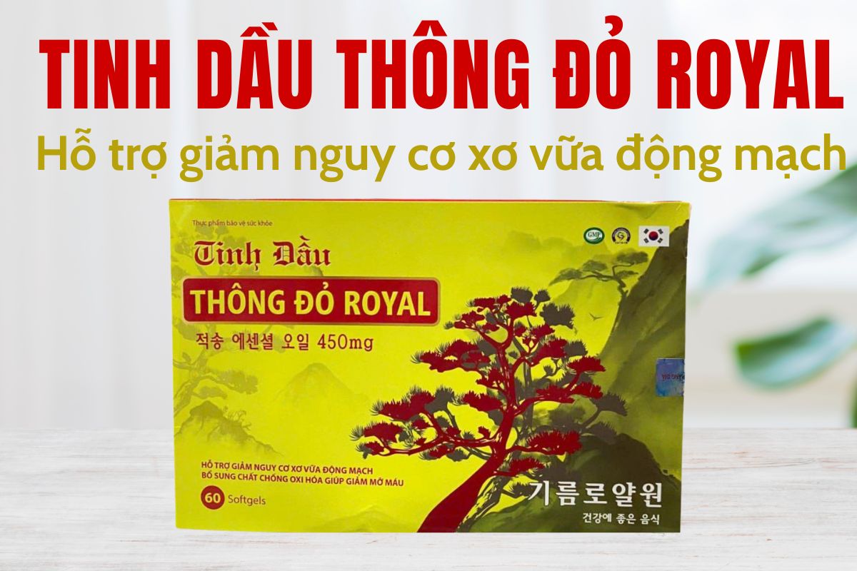 Tinh Dầu Thông Đỏ Royal Vitapharm 10 Tinh Dầu Thông Đỏ Royal Vitapharm