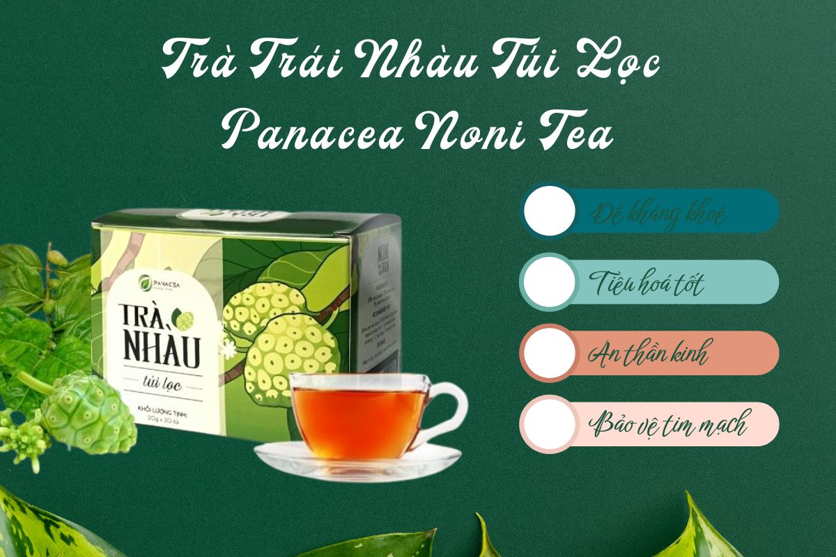 Trà Trái Nhàu Túi Lọc Panacea Noni Tea