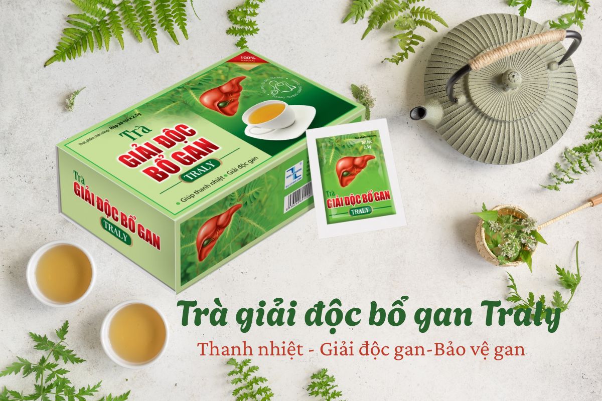Trà giải độc bổ gan Traly 10 Trà giải độc bổ gan Traly