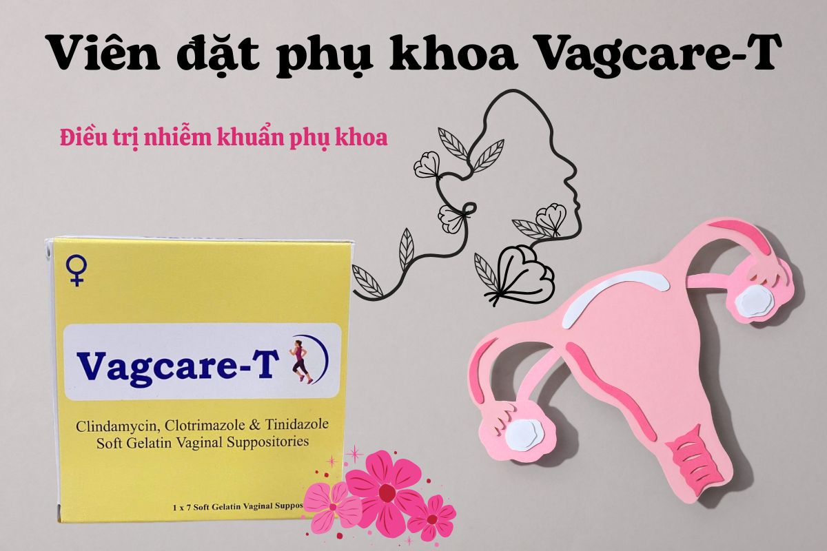 Viên đặt phụ khoa Vagcare-T 10 Viên đặt phụ khoa Vagcare-T