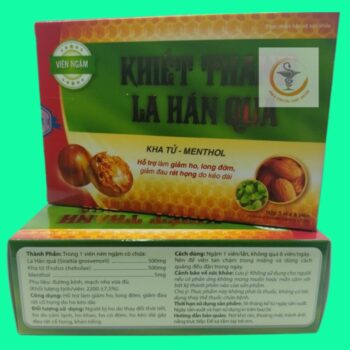 Viên ngậm ho Khiết Thanh La Hán Quả