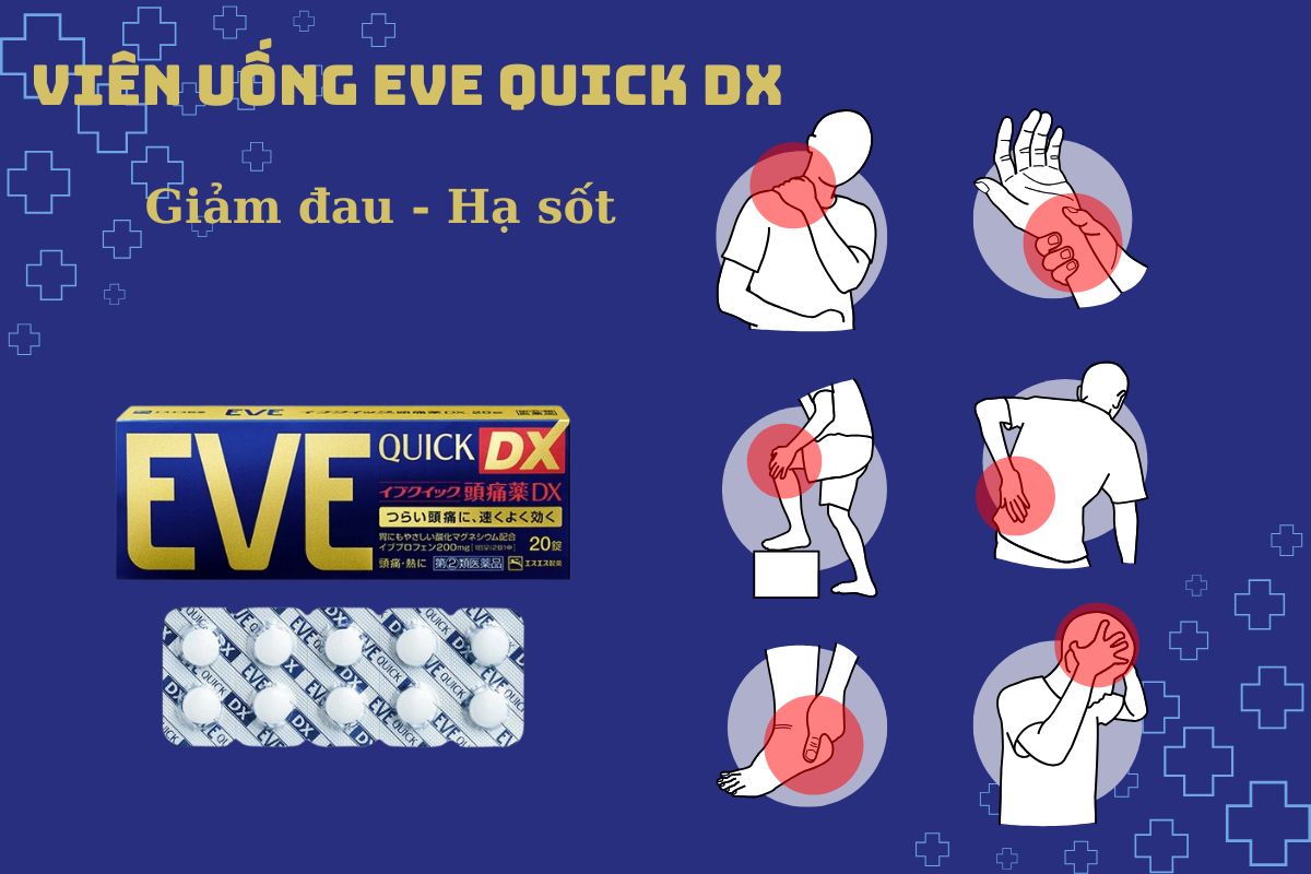 Viên uống Eve Quick DX 9 Viên uống Eve Quick DX