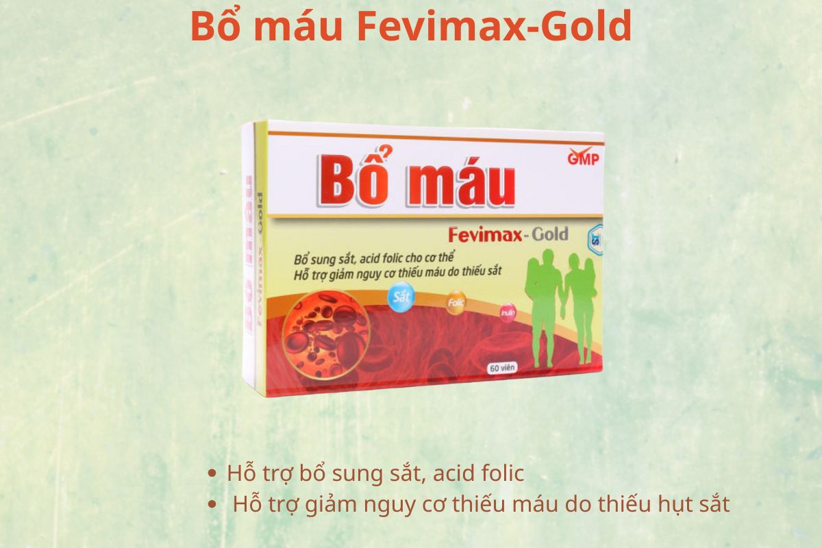 Bổ máu Fevimax-Gold (60 viên) 8 Bổ máu Fevimax-Gold