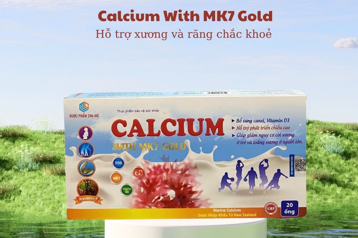 Calcium With MK7 Gold (Hộp 20 ống) 5 Calcium With MK7 Gold