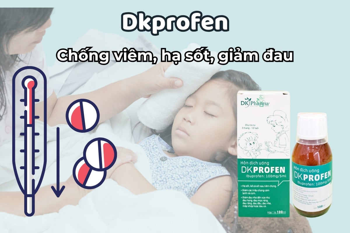 DKprofen giảm đau hạ sốt chống viêm