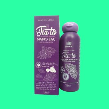 Dung dịch vệ sinh Tía Tô Nano Bạc
