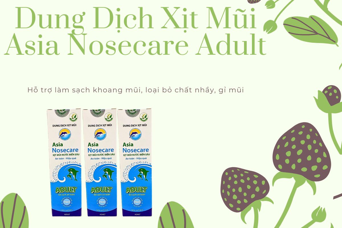 Dung Dịch Xịt Mũi Asia Nosecare Adult