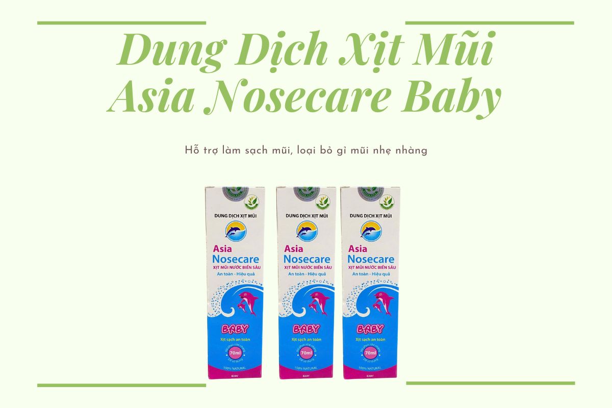 Dung Dịch Xịt Mũi Asia Nosecare Baby