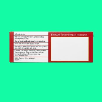 Entecavir Teva 0.5mg