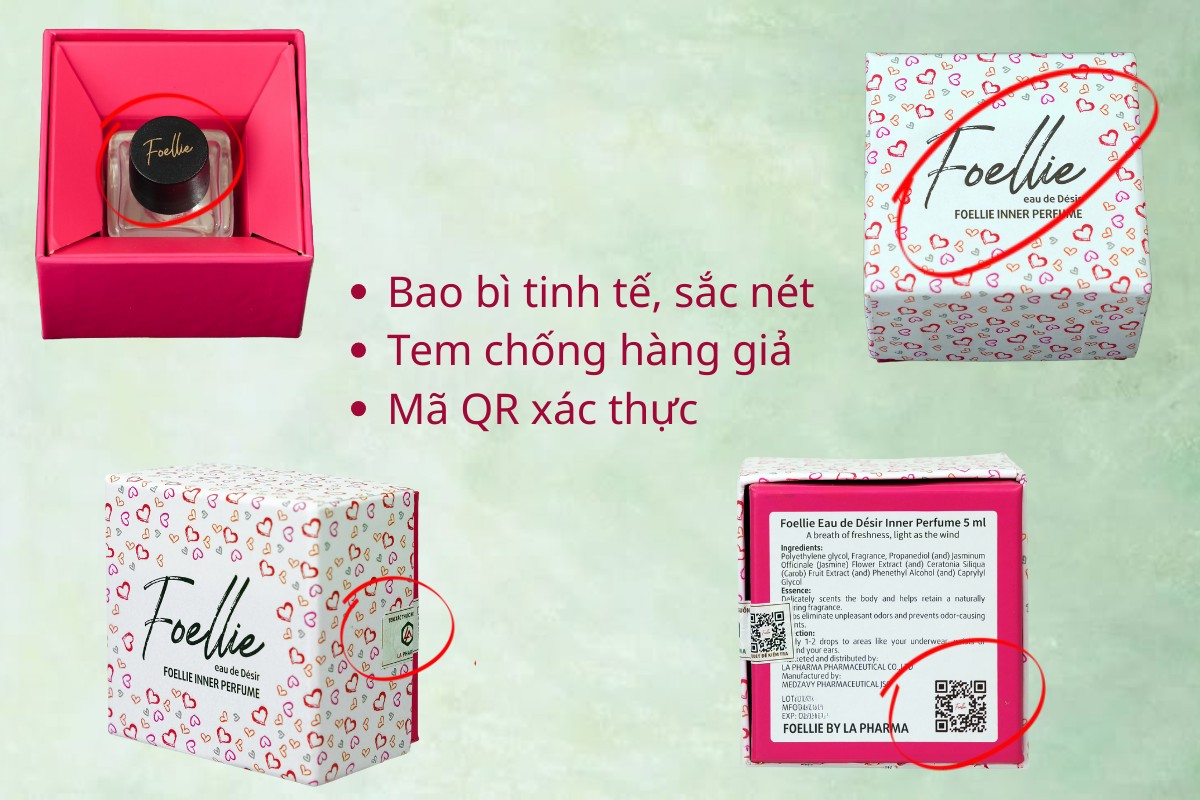 Foellie Eau de Désir Inner Perfume 5ml 10 Foellie Eau de Désir Inner Perfume 5ml chính hãng