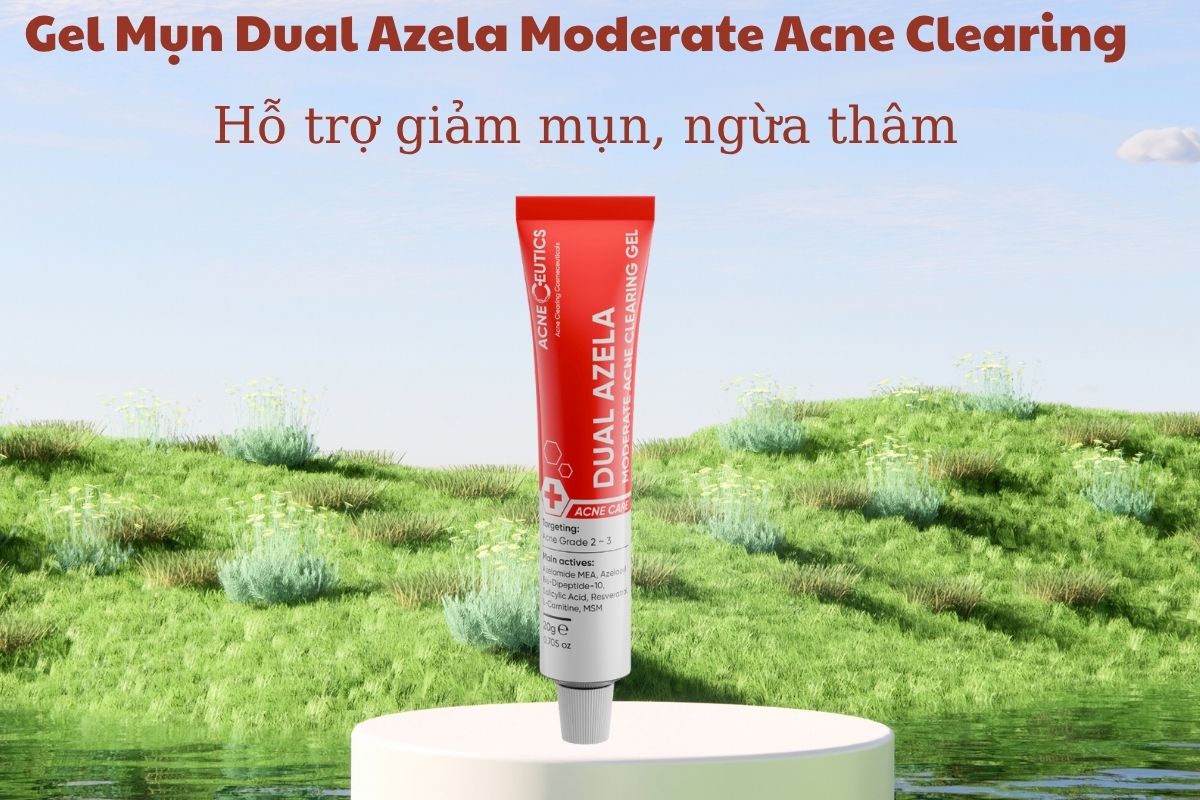 Gel Mụn Dual Azela Moderate Acne Clearing 5 Gel Mụn Dual Azela Moderate Acne Clearing