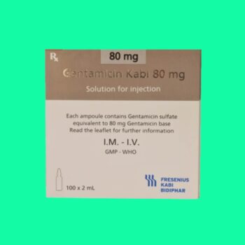 Gentamicin 80mg/2ml Inj Kabi