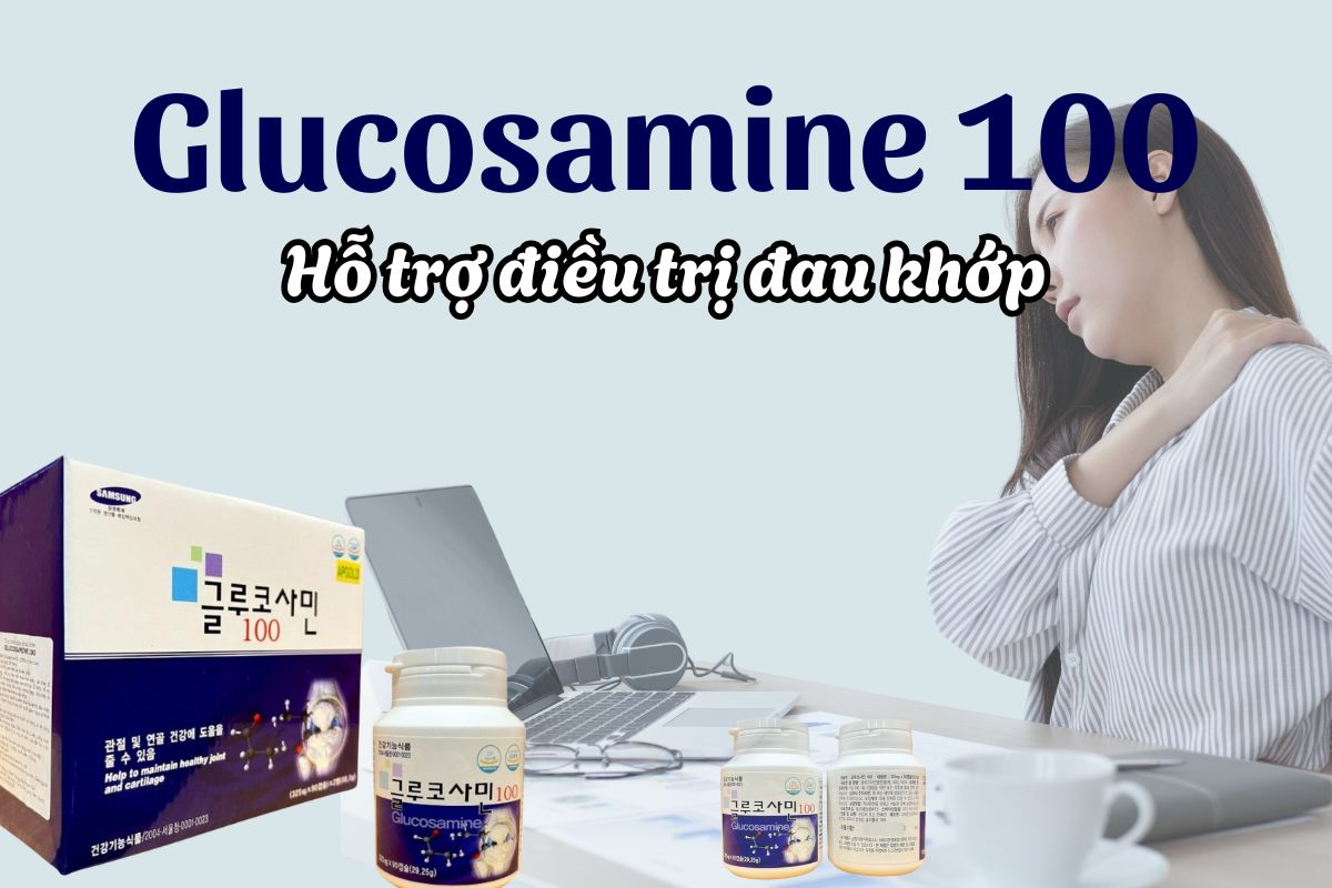 Glucosamin 100 Bio Apgold 9 Glucosamin 100 Bio Apgold hỗ trợ điều trị đau khớp