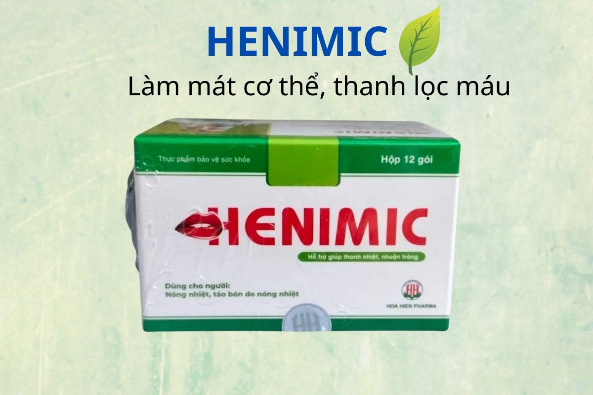 HENIMIC 8 HENIMIC làm mát cơ thể, thanh lọc máu