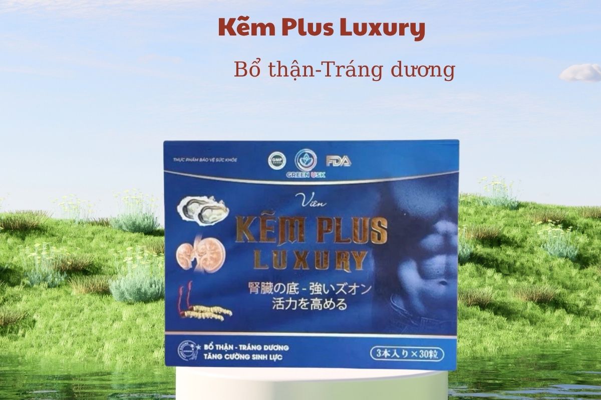 Kẽm Plus Luxury (3 Lọ) 5 Kẽm Plus Luxury