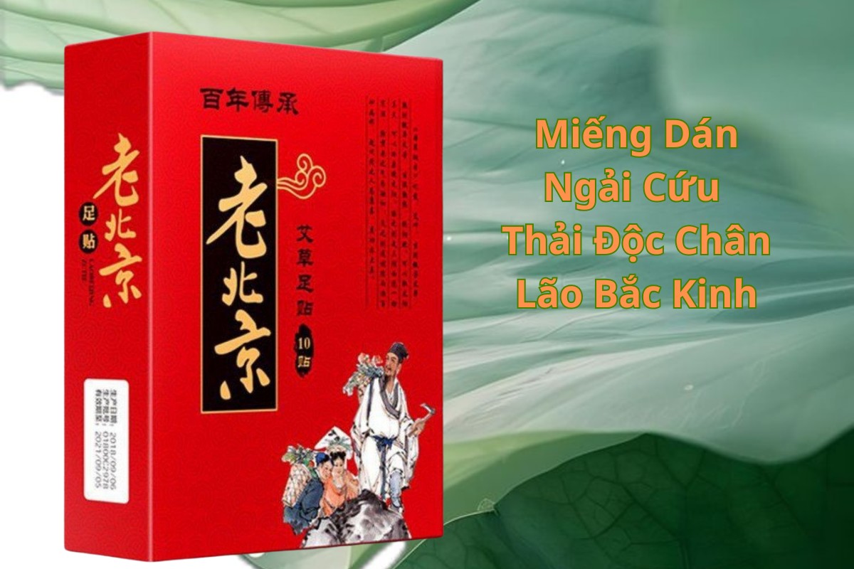 Miếng Dán Ngải Cứu Thải Độc Chân Lão Bắc Kinh 9 Miếng Dán Ngải Cứu Thải Độc Chân Lão Bắc Kinh