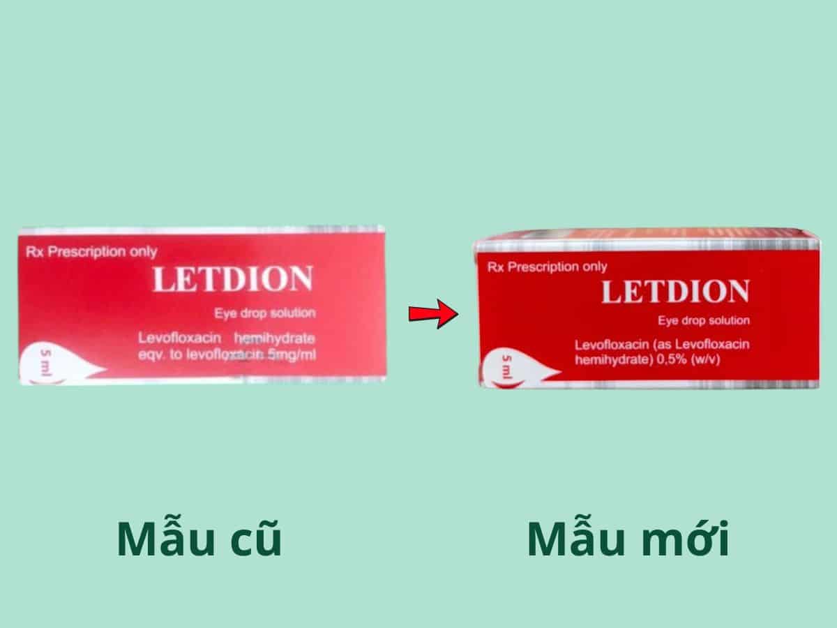 Thay đổi mẫu mã Letdion