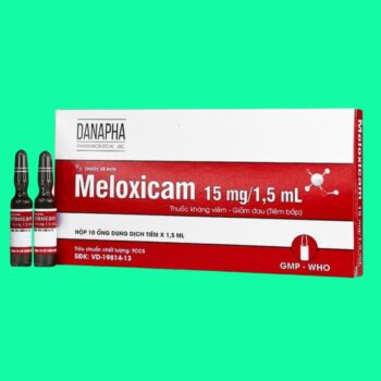 Dung dịch tiêm Meloxicam 15mg/1.5ml Danapha
