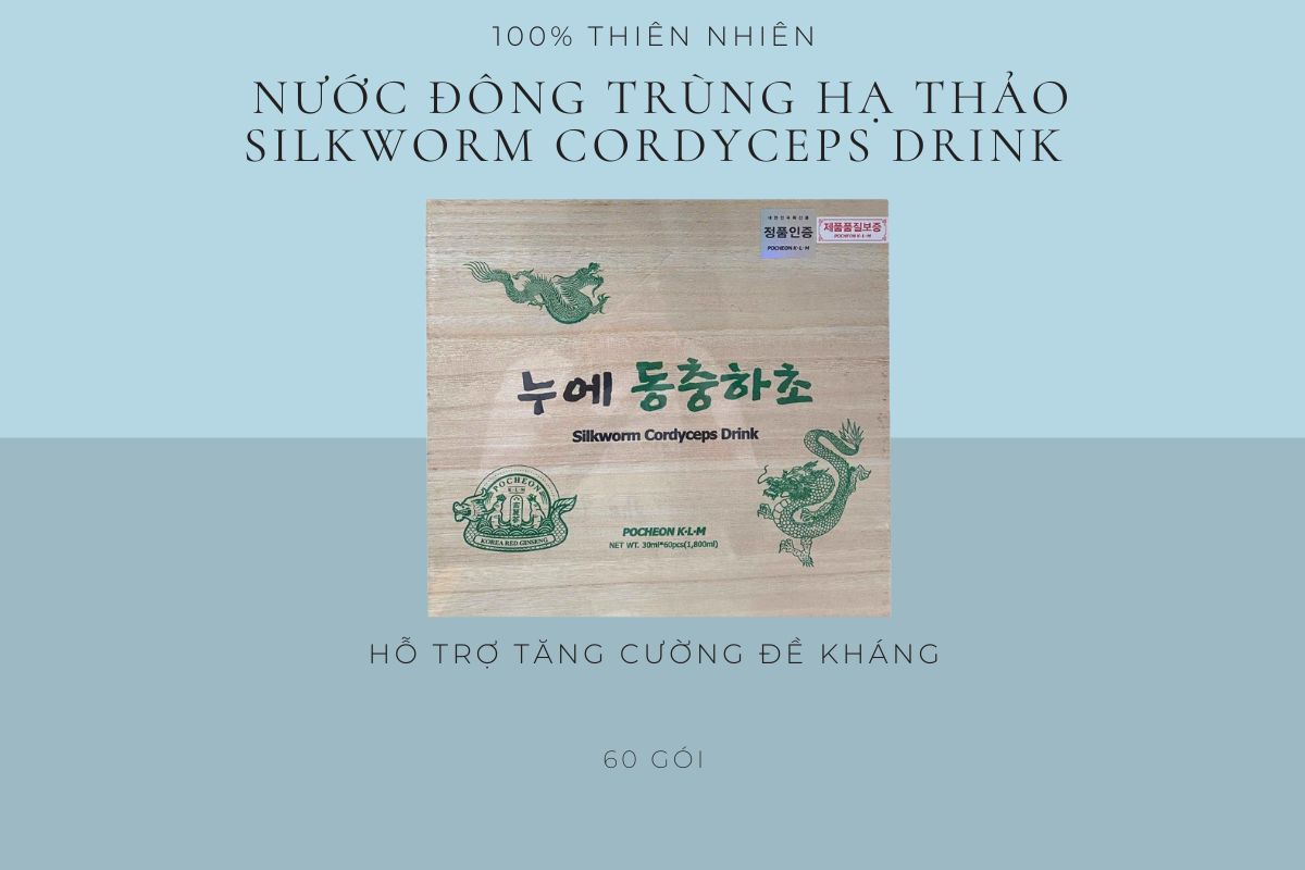 Nước Đông Trùng Hạ Thảo Silkworm Cordyceps Drink