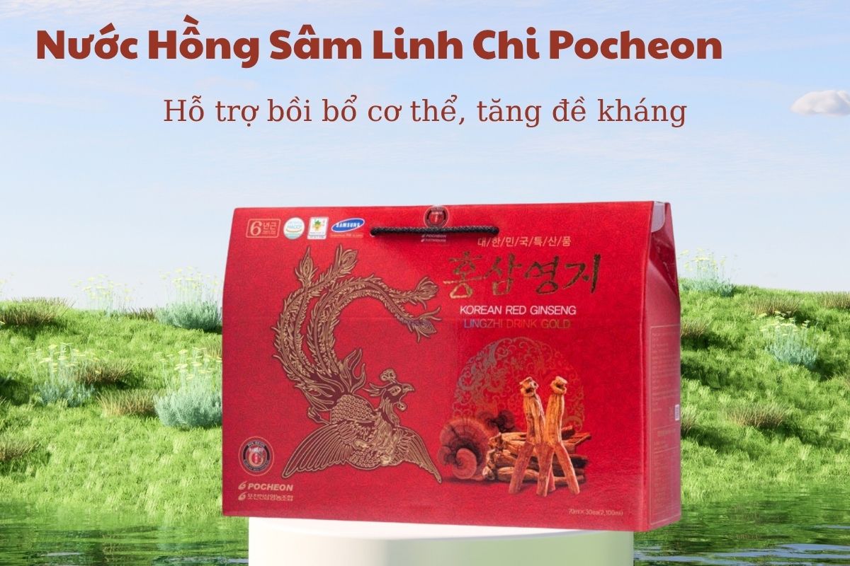 Nước Hồng Sâm Linh Chi Pocheon