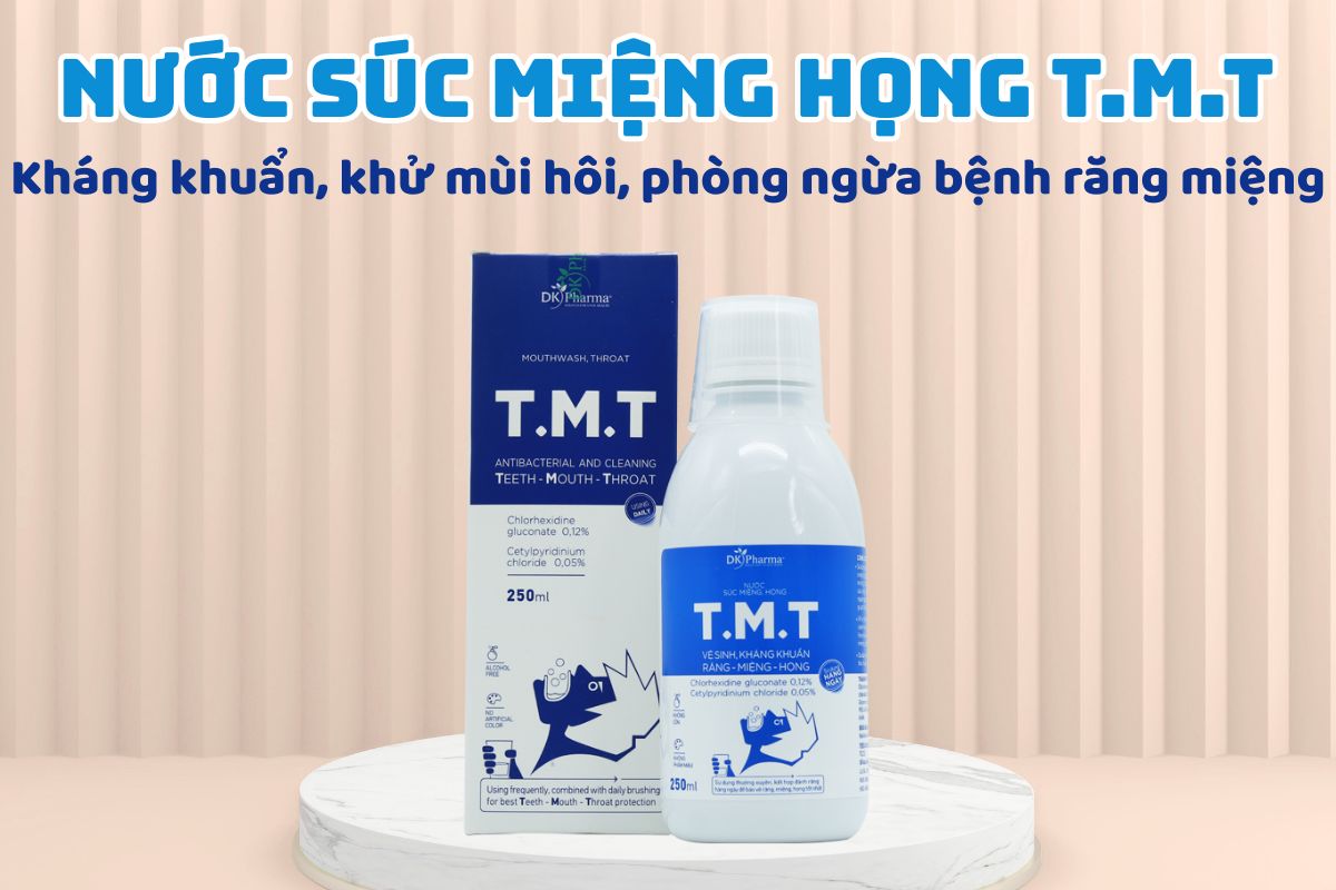 Nước súc miệng họng T.M.T 250ml 16 Nước súc miệng họng T.M.T 250ml