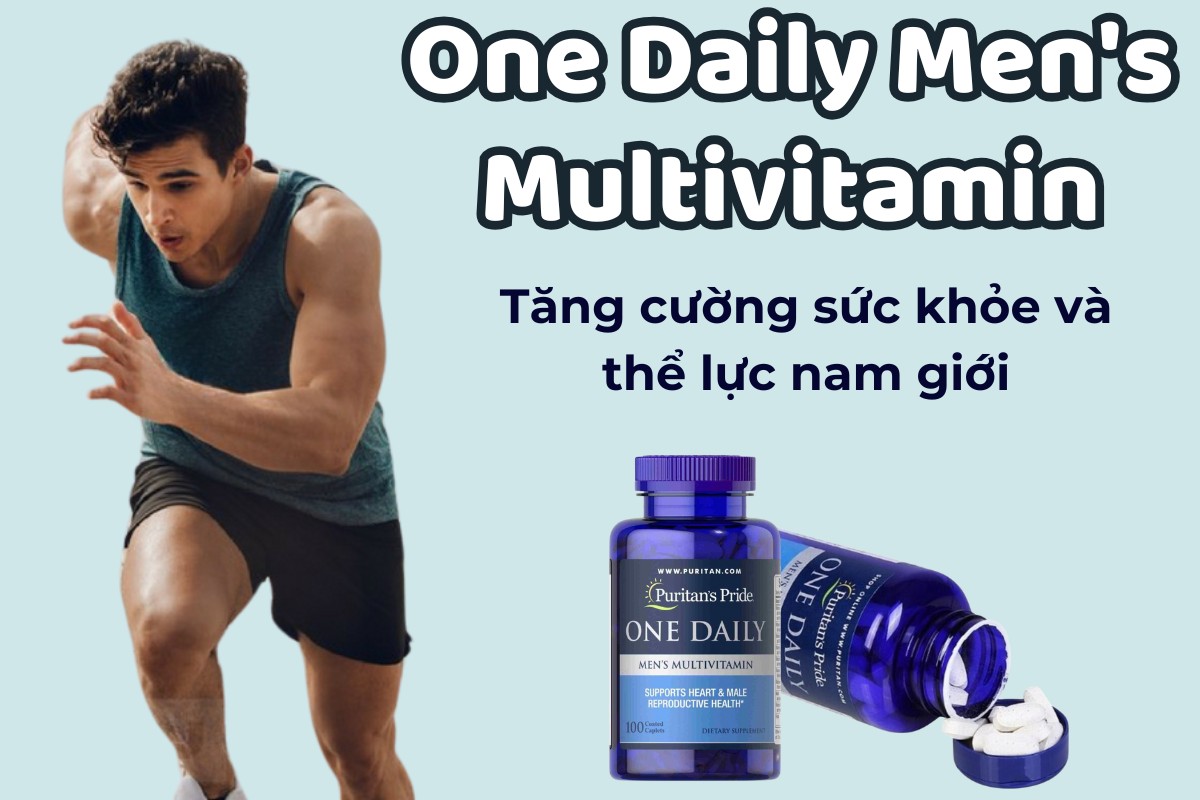 One Daily Men's Multivitamin 7 One Daily Men's Multivitamin tăng cường sức khỏe và thể lực nam giới