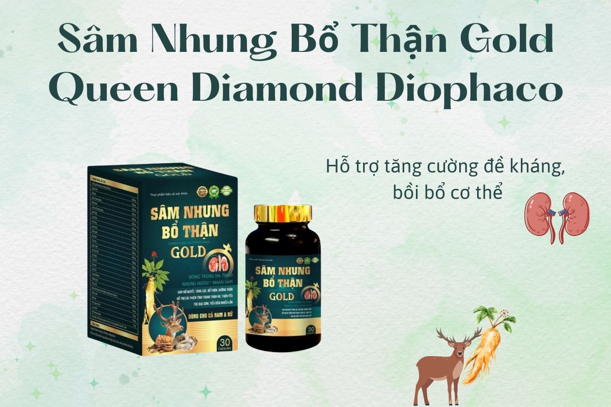 Sâm Nhung Bổ Thận Gold 9 Sâm Nhung Bổ Thận Gold