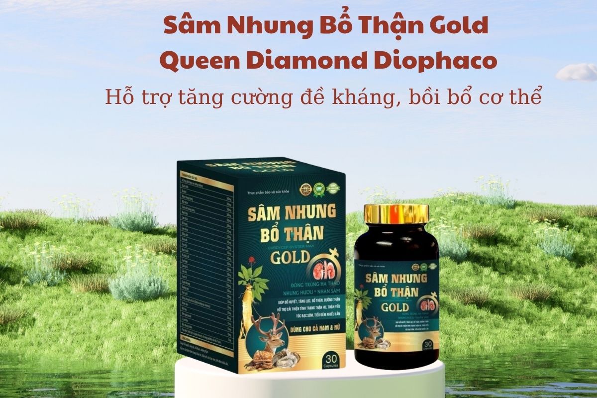 Sâm Nhung Bổ Thận Gold Queen Diamond Diophaco 5 Sâm Nhung Bổ Thận Gold Queen Diamond Diophaco