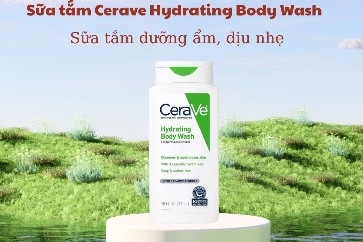 Sữa tắm Cerave Hydrating Body Wash 5 Sữa tắm Cerave Hydrating Body Wash