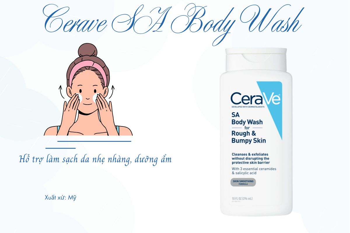 Sữa tắm Cerave SA Body Wash 6 Sữa tắm Cerave SA Body Wash