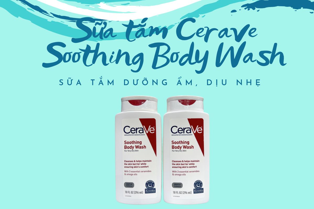 Sữa tắm Cerave Soothing Body Wash 6 Sữa tắm Cerave Soothing Body Wash
