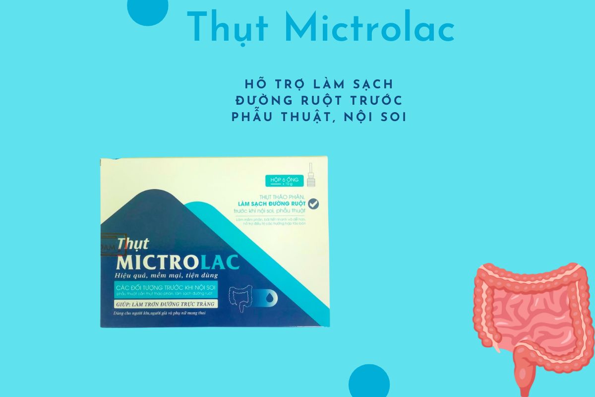 Thụt Mictrolac 8 Thụt Mictrolac