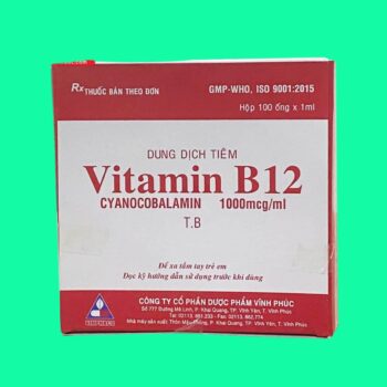 Vitamin B12 1000mcg/ml Vinphaco
