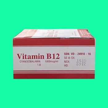 Vitamin B12 1000mcg/ml Vinphaco