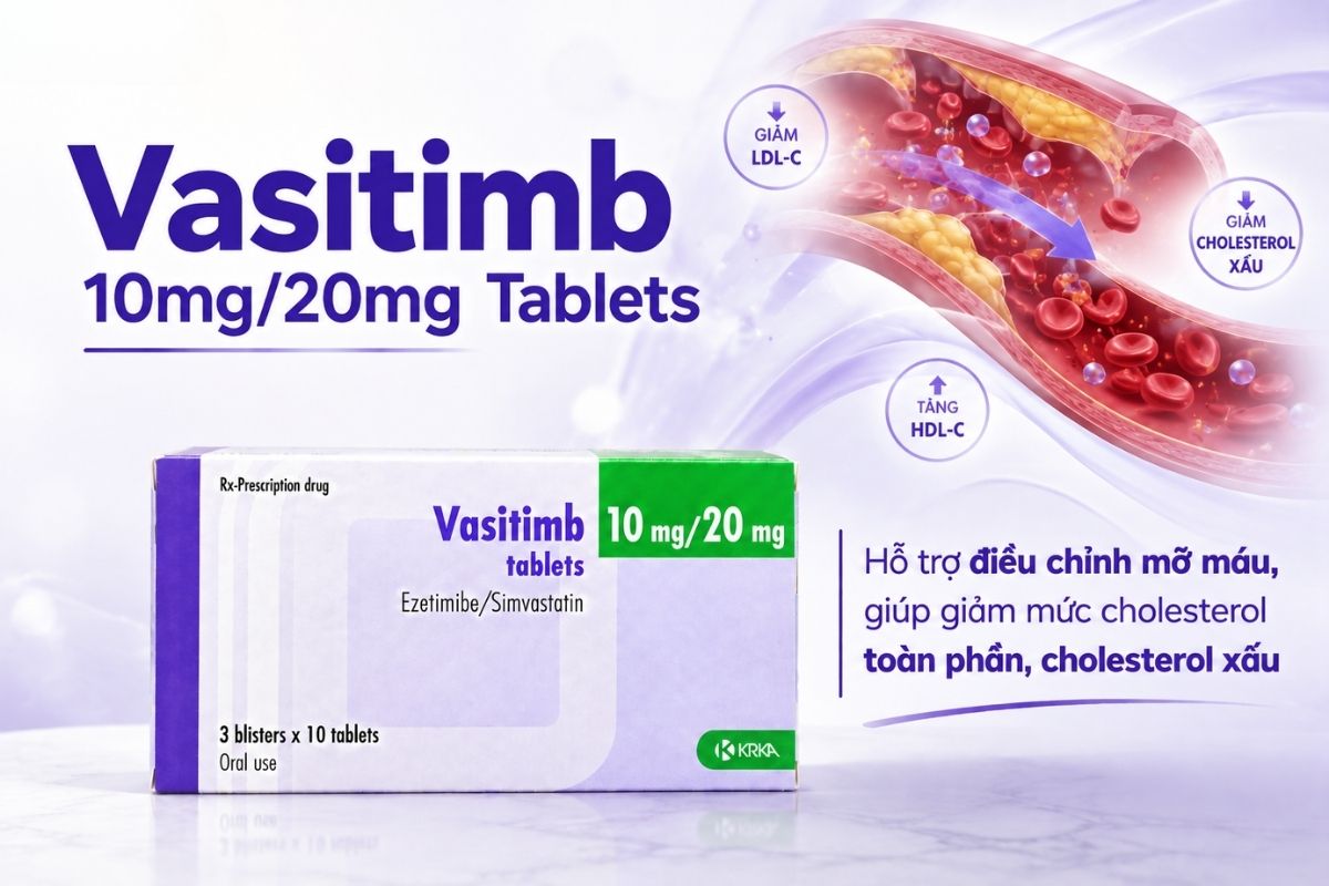 Vasitimb 10mg/20mg 12 Vasitimb 10mg/20mg Tablets