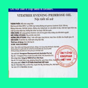Evening Primrose Oil Vitatree