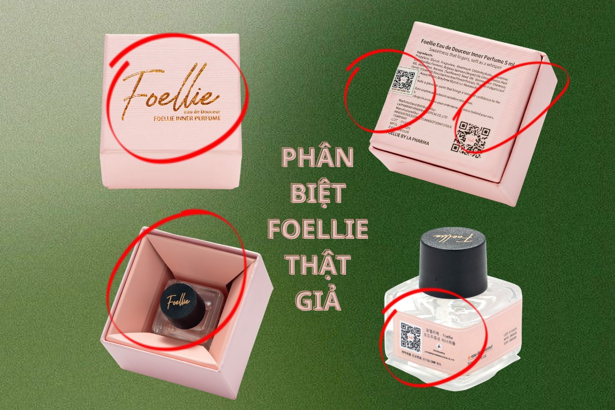 Foellie Eau de Douceur Inner Perfume 8 Phân biệt Foellie Eau de Douceur Inner Perfume thật giả