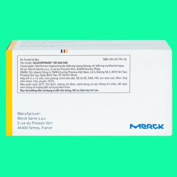 Glucophage XR 500mg