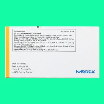 Glucophage XR 500mg